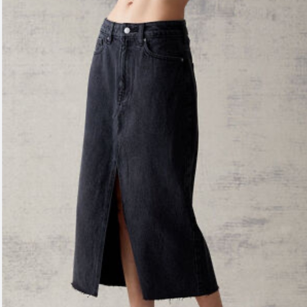 Pacsun Denim Midi Skirt